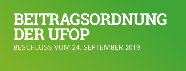 Beitragsordnung der UFOP